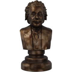 Estátua Busto Albert Einstein Físico Teórico - Estatueta na internet
