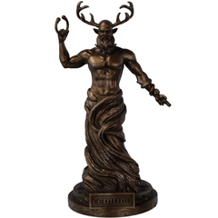 Estatua Deus Cernuno Celta Wicca - Estatueta Cernunnos