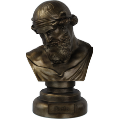 Estátua Busto Platão Filósofo Grego - Renascença