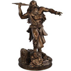 Estátua Zeus Mitologia Grega Estatueta Júpiter - loja online