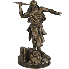 Estátua Zeus Mitologia Grega Estatueta Júpiter na internet