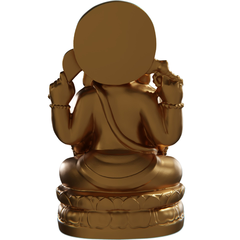 Estátua Ganesha Deus Hindu Prosperidade Sorte Sabedoria - loja online