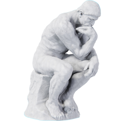 Estátua Pensador Musée Rodin - Escultura Imagem Estatueta - loja online