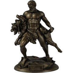 Estátua Hércules Mitologia Grega Herói Estatueta Imagem - loja online