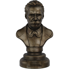 Estátua Busto Friedrich Nietzsche Filósofo Estatueta - Renascença