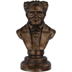 Estátua Busto Arthur Schopenhauer Filósofo Estatueta na internet