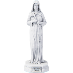 Estátua Santa Rita de Cássia Imagem Religiosa Católica - loja online