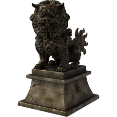 Estátua Komainu Cão Leão Japonês Proteção Casa - Versão 1 na internet