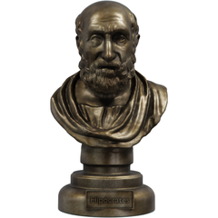 Estátua Busto Hipócrates - Pai da Medicina - Renascença