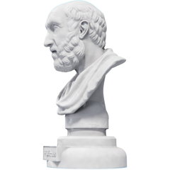Estátua Busto Hipócrates - Pai da Medicina