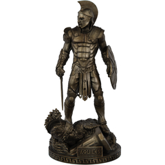 Estátua Aquiles Semi Deus Herói Grego na internet