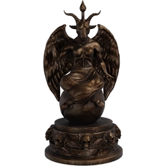 Estátua Imagem Baphomet Bafomé Wicca - Renascença