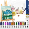 Super Kit Artístico de Pintura Óleo ou Acrílico - Pronto para Uso