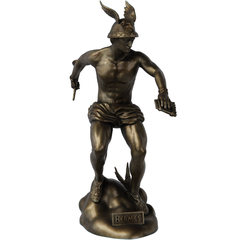 Estátua Hermes Mitologia Grega - Mercúrio - loja online