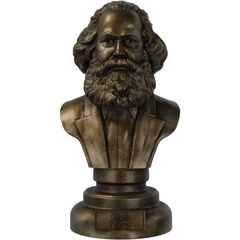 Estátua Busto Karl Marx Economista e Filósofo do Socialismo - Renascença