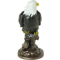 Estátua Escultura Águia Americana Liberdade - Pintada na internet