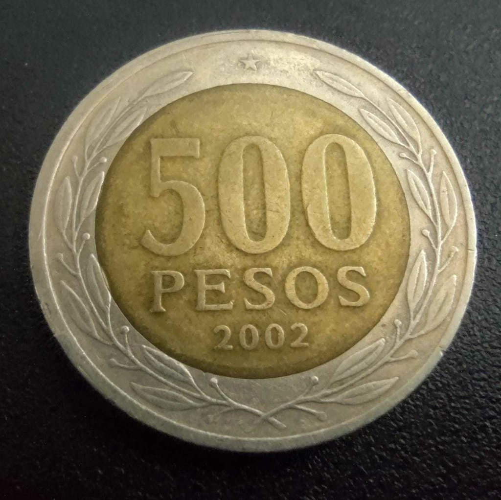500 Pesos 2002 Chile - Comprar em A Numismática