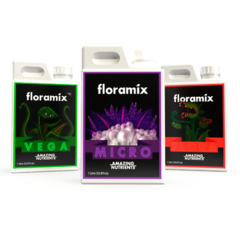 Kit Floramix 3 X 1 Litro Vega Micro Flora Amazing Nutrients