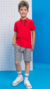 Conjunto Masculino Luc Boo Vermelho