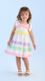 Vestido Babados Color Candy Petit Cherie