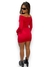 VESTIDO OMBRO A OMBRO VERMELHO - comprar online