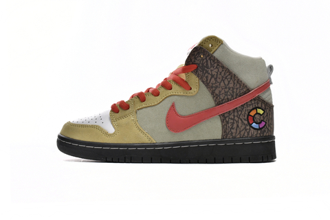 Nike Dunk High SB &#039;Kebab and Destroy&#039; x Color Skates