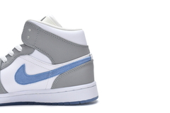 Air Jordan 1 Mid 'Wolf Grey Aluminum' - Goodex