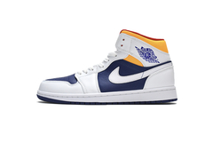 Air Jordan 1 Mid 'White Deep Royal Blue'