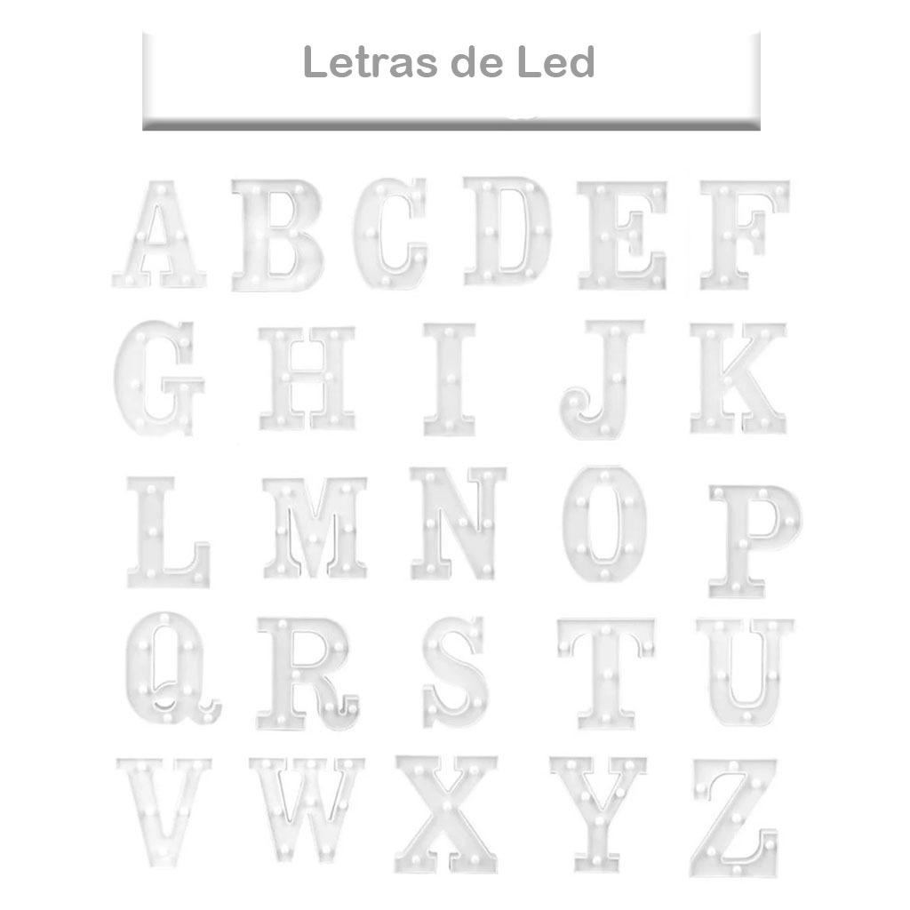 Banner - Letras de Led