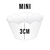 Wrapper Mini Cupcake Branco - 12 und - NC Toys - comprar online