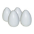 Casquinha Branca de Ovos Plástica - 5 Und