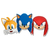 Máscara Sonic The Hedgehog - Contém 6 unidades