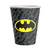 Copo Papel Batman 200ml - 08 Und - Festcolor