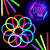 Pulseiras Neon Glow Sticks 7 cores - 100 und - Glow Mind - PN 100 - comprar online