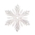 Aplique Floco de Neve Acrílico Cristal 15cm - 1 und - comprar online