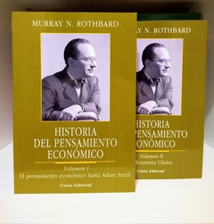 Historia del pensamiento económico. Murray Rothbard. Dos tomos.