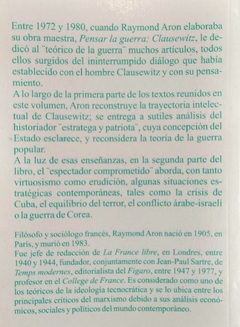 Sobre Clausewitz. Raymond Aron - comprar online