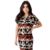 Vestido Midi Canelado Estampado Animal Print - loja online