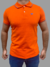 Camisa Polo Masc. Suedine Rhino Field - Laranja Ref.2084