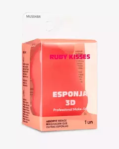 Esponja de Maquiagem 3D - Ruby Kisses - Cor Laranja na internet