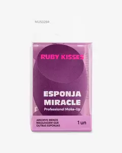 Esponja de Maquiagem Miracle - Ruby Kisses - Cor Purple na internet