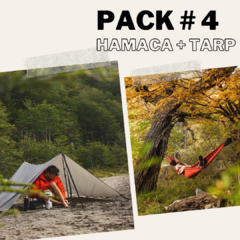 PACK #4 - Hamaca + Tarp Cobertor 3x3