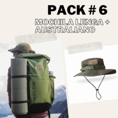 PACK #6 - Mochila Lenga 30L + Australiano