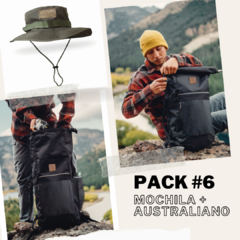PACK #6 - Mochila Lenga 30L + Australiano - Wuelche Outdoors
