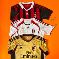 KIT 3 CAMISAS MILAN Personalização grátis