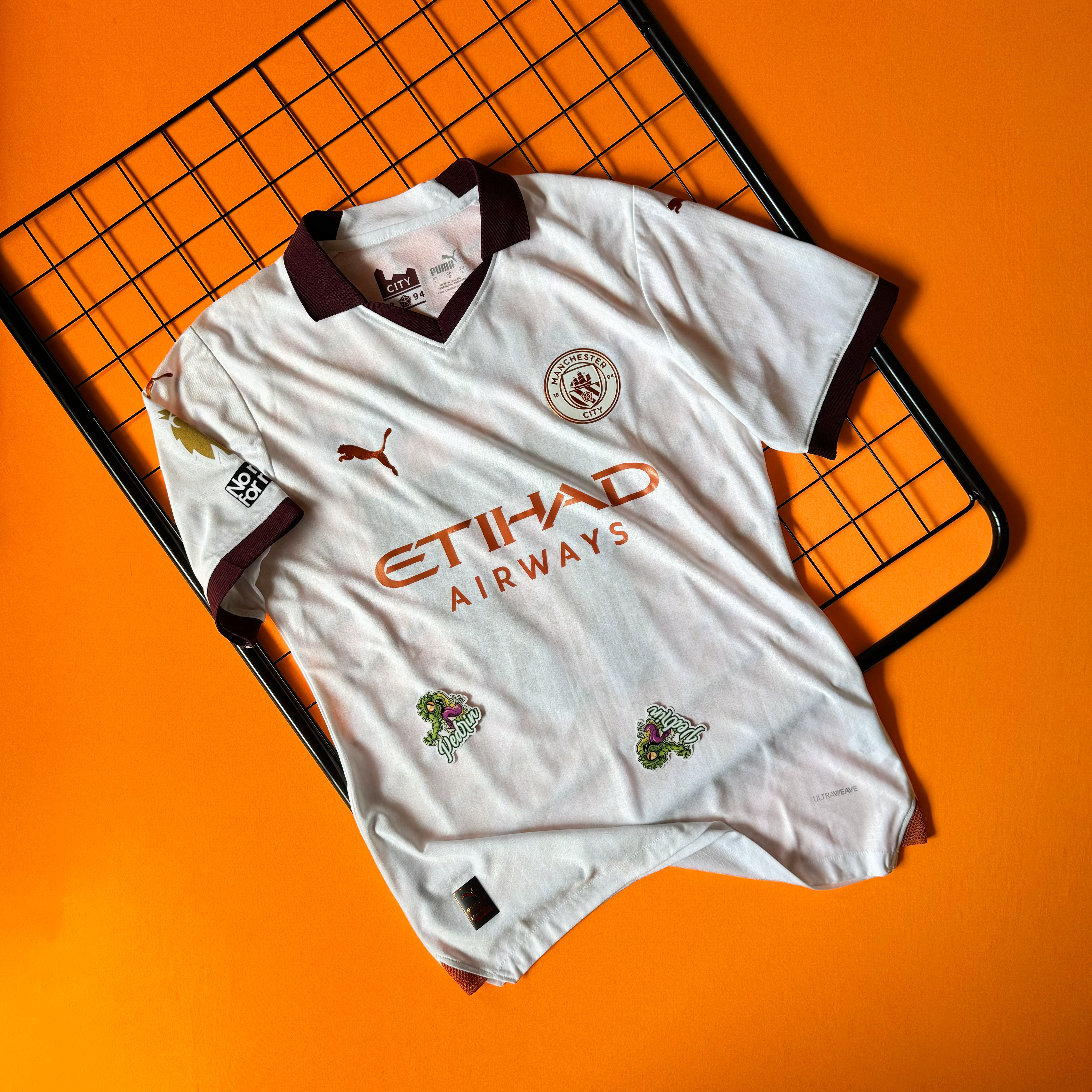 CAMISA MANCHESTER CITY III 2023/24 BRANCA VERSÃO JOGADOR PERSONALIZADA - comprar online