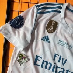 RETRO REAL MADRID 98/99 PRATEADA PERSONALIZAÇÃO GOENJI - (cópia) - Pedrin: personalizações exclusivas