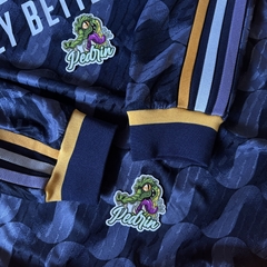 REAL MADRID AWAY 23/24 VERSÃO JOGADOR MANGA LONGA + PATCHES