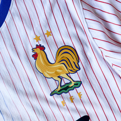 FRANÇA AWAY 2024/25 BRANCA CAMISA II VERSÃO JOGADOR - (cópia) - Pedrin: personalizações exclusivas