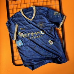 Manchester City home ed. espcecial azul e dourada